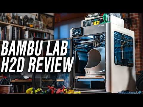 Bambu Lab H2D 3D Printer Review: Laser Cutter?! thumbnail