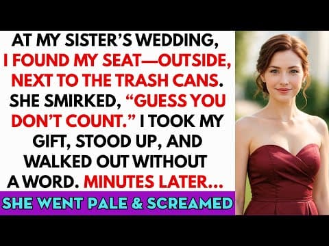At My Sister’s Wedding, I Was Seated In The Hallway, So I Left. What Happened Next Shocked Everyone thumbnail
