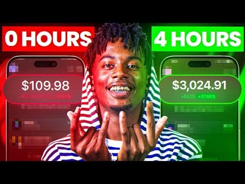 I Tried Turning $100 Into $3000 Trading Memecoins (Realistic Results) thumbnail
