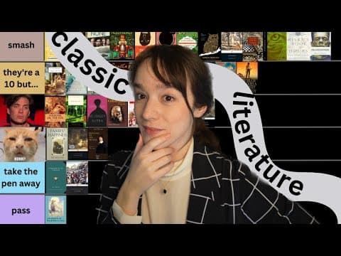 tier ranking classic lit 🕺🏻 all the classics I read in 2022 thumbnail