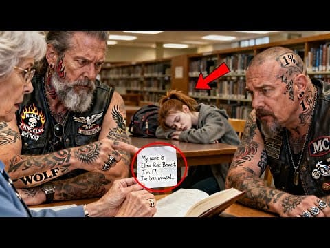 Homeless Girl Left Message in Library Book — Hours Later, What 400 Hells Angels Did Next... thumbnail