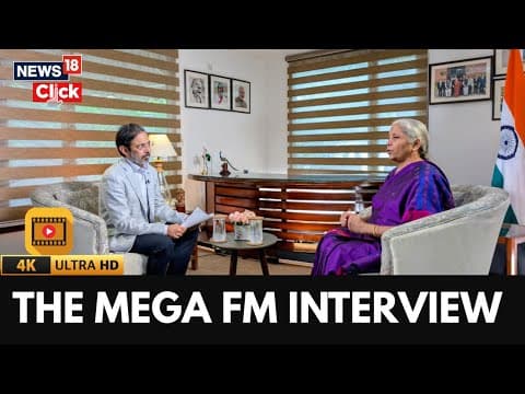 FM Nirmala Sitharaman Exclusive: GST Reforms, Trump Tariffs & Atmanirbharat Vision | 4K Interview thumbnail