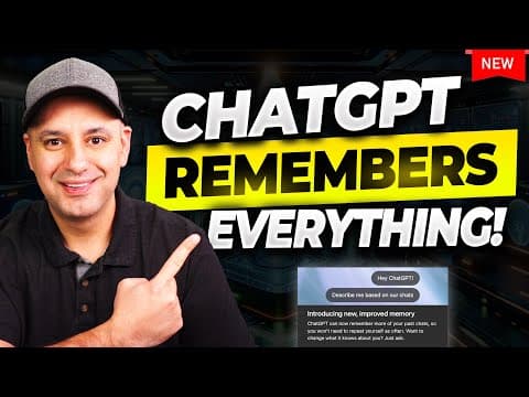 How Does ChatGPT's New Reference Chat History Work? thumbnail