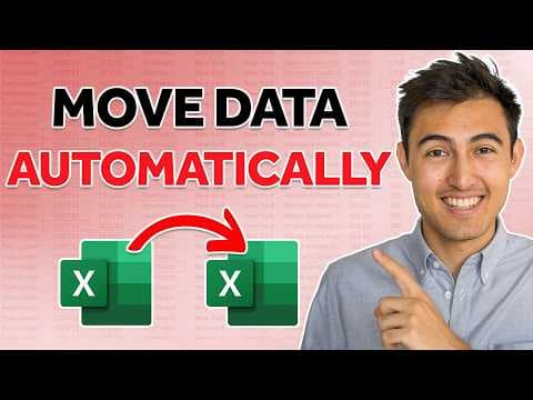 How to Move Data Automatically Between Excel Files thumbnail