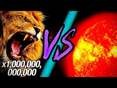 Can 1,000,000,000,000 Lions Defeat the Sun? thumbnail