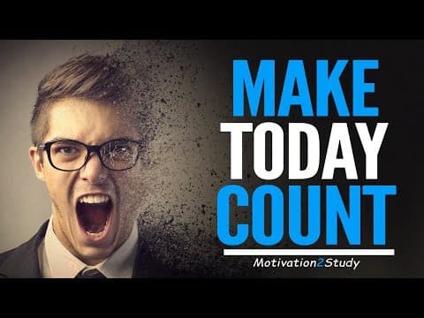 MAKE TODAY COUNT - Powerful Study Motivation (Ft. Jaret Grossman) thumbnail