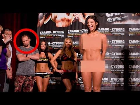 25 FUNNIEST MOMENTS BETWEEN FIGHTERS AND RING GIRLS thumbnail