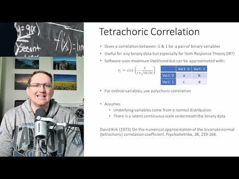 Correlation for Binary Variables: Tetrachoric Correlations in R thumbnail