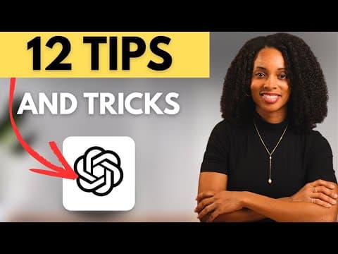 12 ChatGPT Tricks That Will Help You Become A Pro! thumbnail