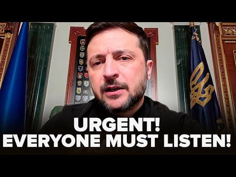 ⚡️Zelenskyy Makes an Emergency Address! IMMEDIATE WARNING. Here’s What Intelligence Has Revealed thumbnail