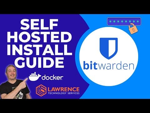 How to Setup Self Hosted Bitwarden thumbnail