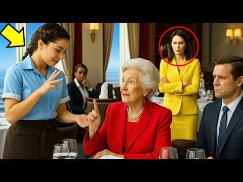 Humilde Mesera atiende a la Madre SORDA del Millonario... Su SECRETO dejó a Todos sin Palabras thumbnail