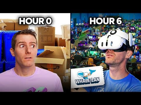 Setting Up Our First Huge Gaming Event was CHAOS thumbnail