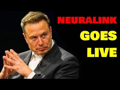 Elon Musk Reveals His STUNNING Human Neuralink Patient | The Brain Computer Interface N1 thumbnail