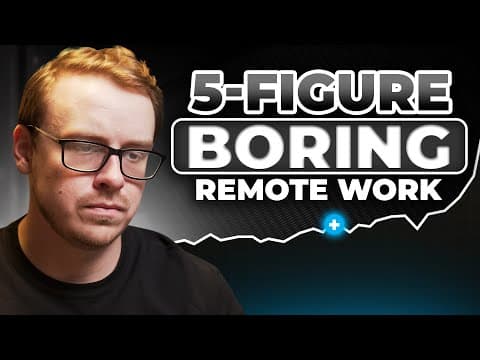 What Are 9 Boring but High-Paying Remote Jobs That Are Always Hiring? thumbnail