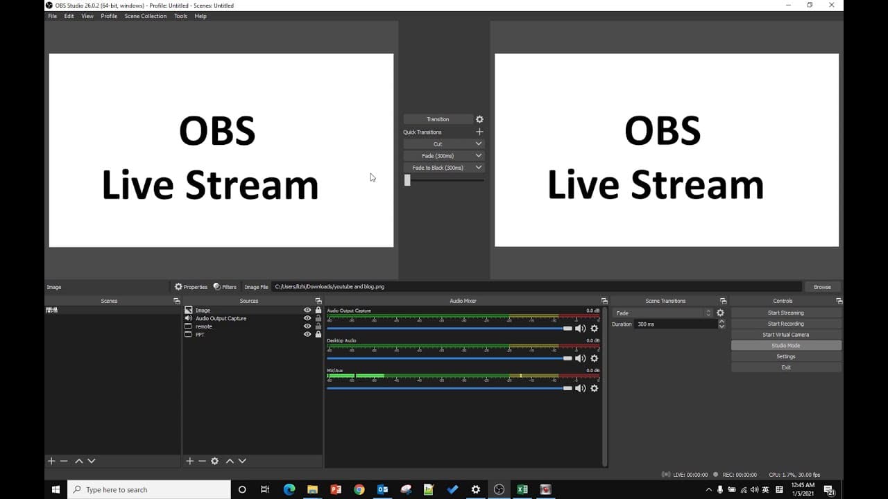 YouTube video player