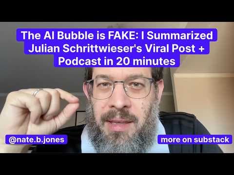 The Al Bubble is FAKE: 1 Summarized Julian Schrittwieser's Viral Post + Podcast in 20 minutes thumbnail