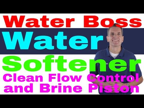 WaterBoss Water Softener Clean Flow Control & Brine Piston 9 Easy Steps thumbnail