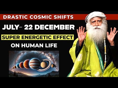 Don't Miss 1 Thing | Everything Works For You | Super Energetic Effect | Sadhguru On Full Moon 2025 thumbnail