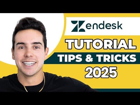 [Zendesk Tutorial Video] Customization Tips & Tricks (From Handling 100K+ Support Tickets) thumbnail
