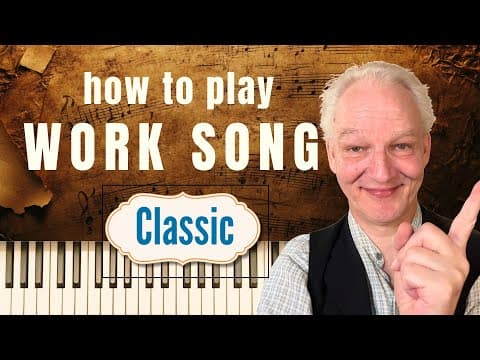 Work Song, Piano Tutorial (Blues/Jazz Standard) thumbnail