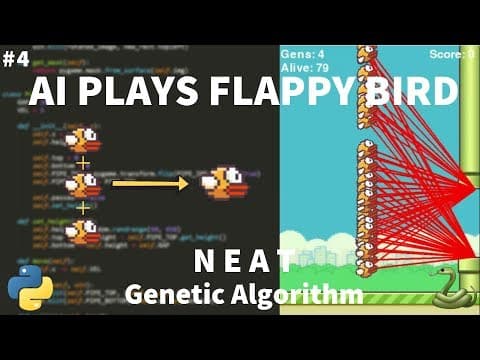 Python Flappy Bird AI Tutorial (with NEAT) - Finishing the Graphics thumbnail
