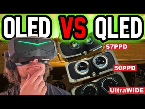 Pimax Crystal Super QLED OR Micro-OLED? Which is BETTER FOR YOU? Let's SETTLE THIS! MSFS 2024 SU4 VR thumbnail