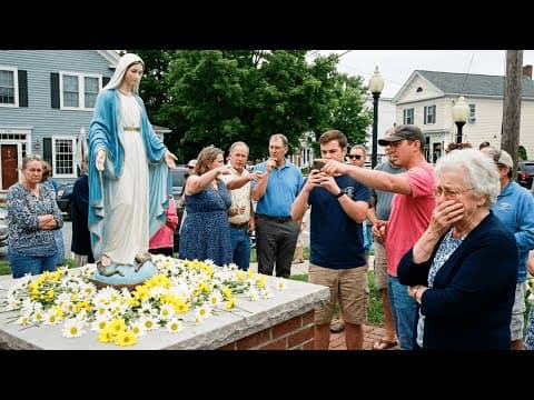 Flowers Appeared at the Statue of the Virgin Mary Every Morning… The Reason Moved the Entire City thumbnail
