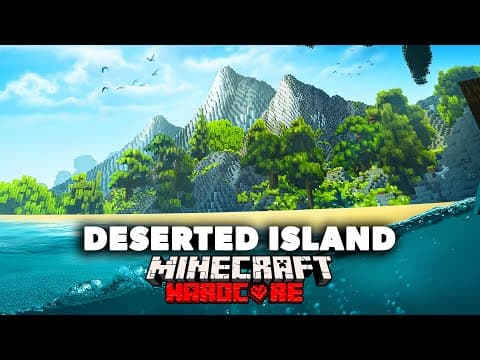 100 Days Stranded on an Island in Minecraft thumbnail