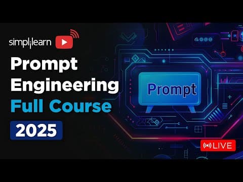 Prompt Engineering Full Course 2026 | Prompt Engineering Tutorial For Beginners | Simplilearn thumbnail