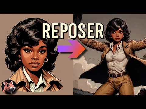 Reposer = Consistent Stable Diffusion Generated Characters in ANY pose from 1 image! thumbnail