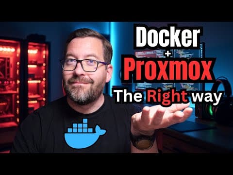Stop Installing Docker Wrong on Proxmox (Here's the Right Way) thumbnail