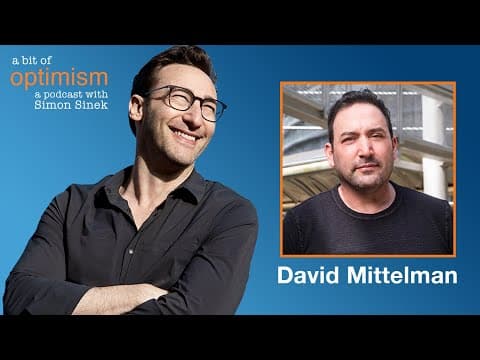 My True Crime Episode with David Mittelman | A Bit of Optimism with Simon Sinek: Episode 48 thumbnail