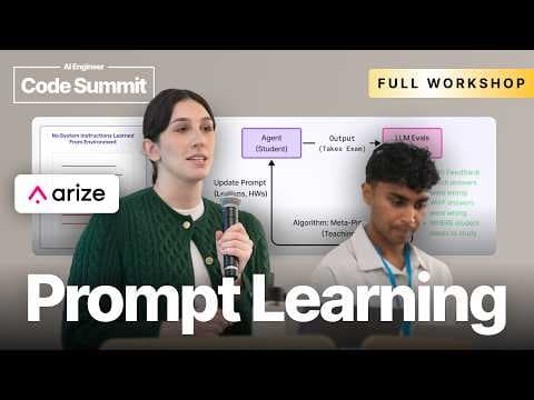 Build a Prompt Learning Loop - SallyAnn DeLucia & Fuad Ali, Arize thumbnail