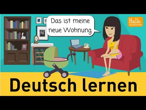 Deutsch lernen mit Dialogen / Lektion 15 / Wie gefällt dir deine Wohnung? / Aussprache "h" thumbnail