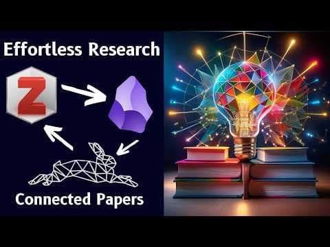 How To Use Zotero In Obsidian To Simplify Research 📚 + Research Rabbit thumbnail