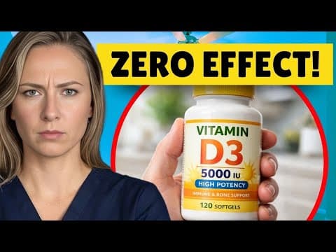 SENIORS, You're Taking Vitamin D the WRONG Way! (Doctor Explains) thumbnail