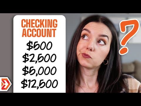 How Much Money Should You Keep in a Checking Account? thumbnail