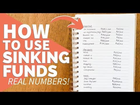 How to Create a Sinking Fund for Irregular Expenses thumbnail