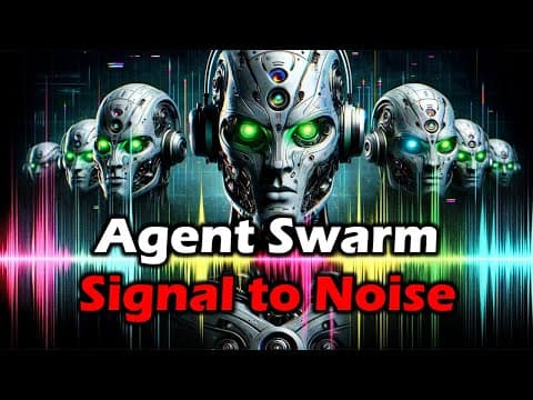 Maximizing Agent Swarm Performance with Signal-to-Noise Optimization thumbnail