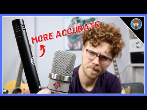 Small Diaphragm vs Large Diaphragm Condenser - Why a Small Diaphragm is BETTER, but we don't use it thumbnail
