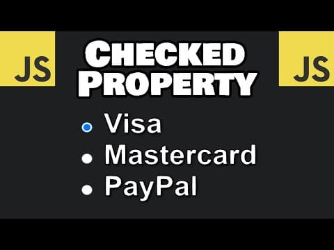 The JavaScript checked property is easy ✅ thumbnail