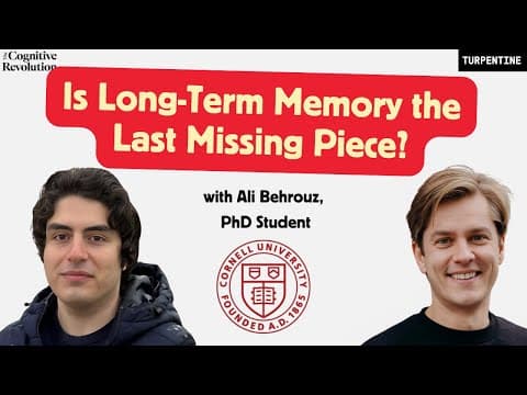 Titans: Neural Long-Term Memory for LLMs, with author Ali Behrouz thumbnail