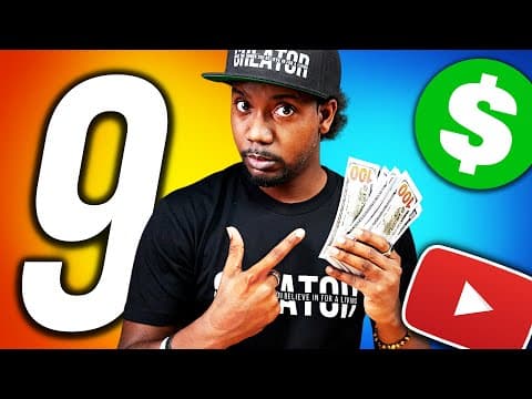 How to Make Money on YouTube - TOP 9 YouTube Monetization HACKS thumbnail
