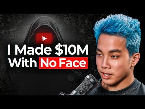 YouTube Expert: How I Make $250k/Month With 3 Faceless Channels thumbnail