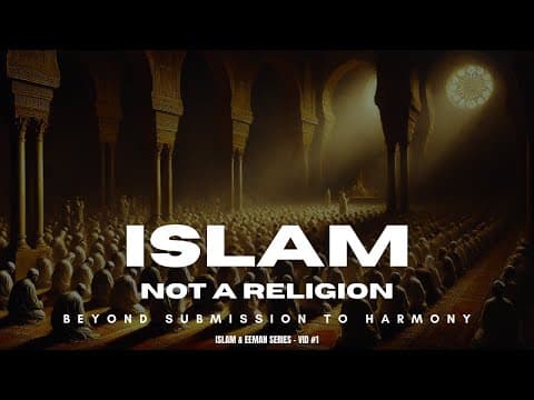 Rethinking إسلام (Islam): Causing Peace vs. Surrendering. No 'religion' Islam in the Quran. Vid #1 thumbnail