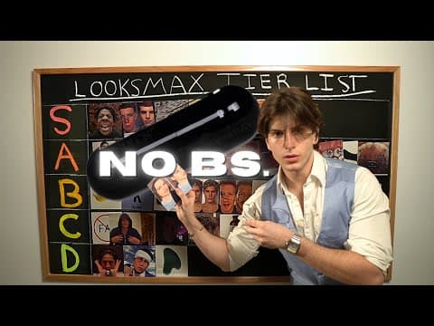 Looksmax Tier List (NO FILTER) thumbnail