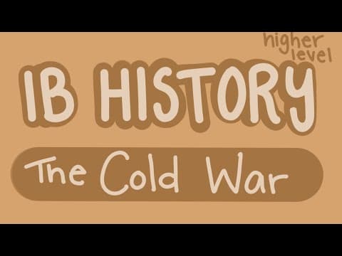 The Cold War | IB History HL thumbnail