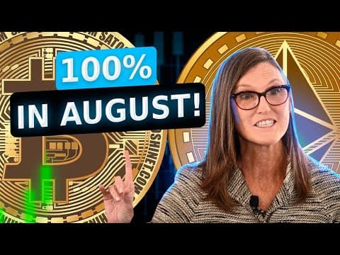 "I Just Changed My Prediction For 2025 Bitcoin and Crypto" | Cathie Wood thumbnail