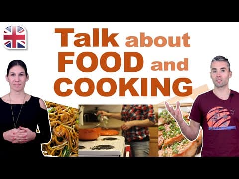 Talk About Food and Cooking in English - Spoken English Lesson thumbnail